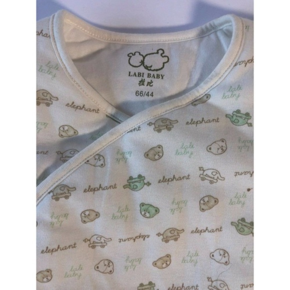 Labi Baby‎ Boys Bear Elephant Top Size 66/44 6 mo.